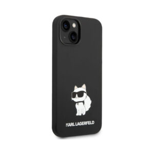 Coque iPhone 14 Plus Karl Lagerfeld Silicone NFT Choupette noire — visuel 4