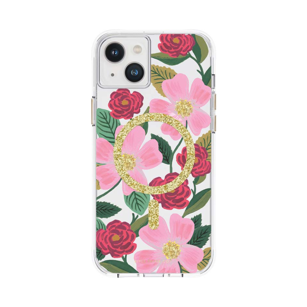 Coque iphone 14 Plus Rifle Paper Clear MagSafe