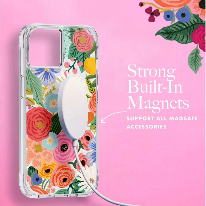 Coque iPhone 14 Plus Rifle Paper Clear MagSafe — visuel 5