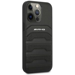 Coque iPhone 14 Pro AMG Debossed Lines noire — visuel 4