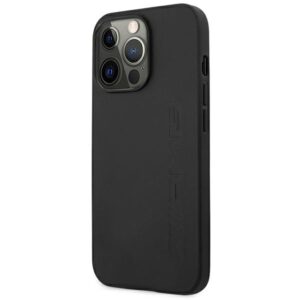 Coque iPhone 14 Pro AMG Leather Hot Stamped noire — visuel 2