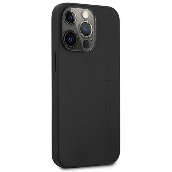 Coque iPhone 14 Pro AMG Leather Hot Stamped noire — visuel 4
