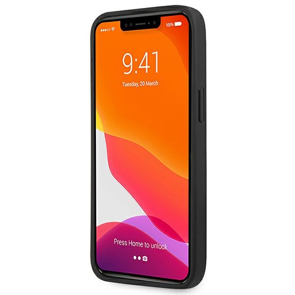 Coque iPhone 14 Pro AMG Leather Hot Stamped noire — visuel 5