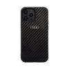 Coque iPhone 14 Pro Audi Carbon Fiber noire