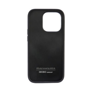Coque iPhone 14 Pro Audi Synthetic Leather noire — visuel 4