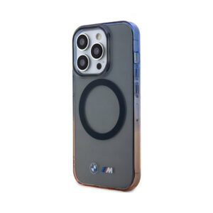 Coque iPhone 14 Pro BMW Gradient Bumper MagSafe grise — visuel 2