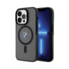 Coque iPhone 14 Pro BMW Signature MagSafe noire