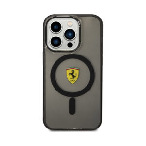 Coque iPhone 14 Pro Ferrari Translucent MagSafe noire — visuel 3
