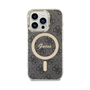 Coque iPhone 14 Pro Guess 4G MagSafe noire — visuel 2