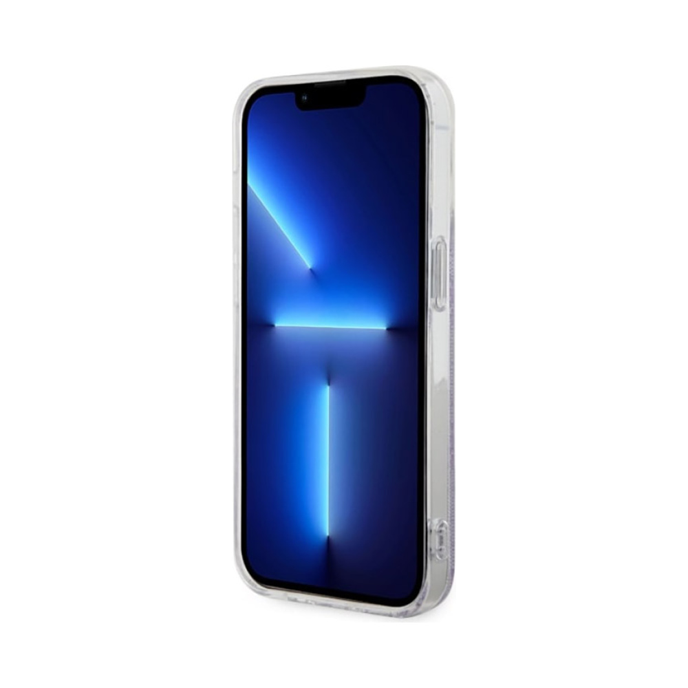 Coque iPhone 14 Pro Guess 4G MagSafe violette — visuel 5