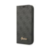 Coque iPhone 14 Pro Guess 4G Metal Camera Outline Booktype Case noire