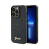 Coque iPhone 14 Pro Guess Disco Metal Script noire
