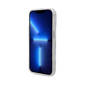Coque iPhone 14 Pro Guess Metal Outline MagSafe transparente — visuel 5