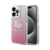 Coque iPhone 14 Pro Hello Kitty IML Gradient Electrop Kitty Head rose