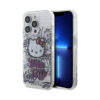 Coque iPhone 14 Pro Hello Kitty IML Kitty On Bricks Graffiti blanche