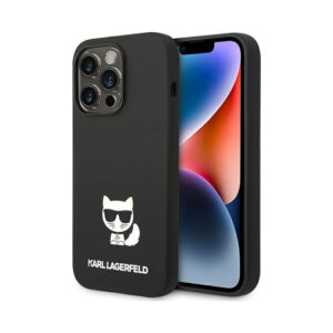 Coque iPhone 14 Pro Karl Lagerfeld Choupette Body noire
