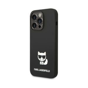 Coque iPhone 14 Pro Karl Lagerfeld Choupette Body noire — visuel 2