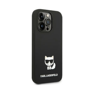 Coque iPhone 14 Pro Karl Lagerfeld Choupette Body noire — visuel 4