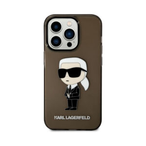 Coque iPhone 14 Pro Karl Lagerfeld IML NFT Ikonik noire — visuel 3