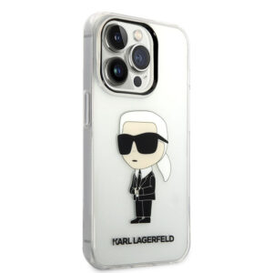 Coque iPhone 14 Pro Karl Lagerfeld IML NFT Ikonik transparente — visuel 3