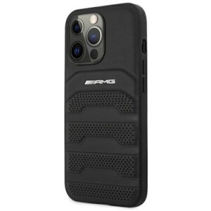 Coque iPhone 14 Pro Max AMG Debossed Lines noire — visuel 2