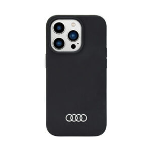 Coque iPhone 14 Pro Max Audi Silicone Case noire