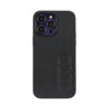 Coque iPhone 14 Pro Max Audi Synthetic Leather noire