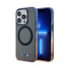 Coque iPhone 14 Pro Max BMW Gradient Bumper MagSafe grise