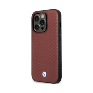 Coque iPhone 14 Pro Max BMW Leather Diamond Pattern — visuel 2