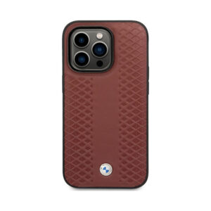 Coque iPhone 14 Pro Max BMW Leather Diamond Pattern — visuel 3