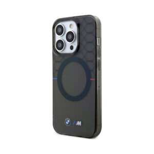 Coque iPhone 14 Pro Max BMW Pattern MagSafe grise — visuel 2
