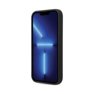 Coque iPhone 14 Pro Max BMW Signature Liquid Silicone MagSafe noire — visuel 5