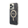 Coque iPhone 14 Pro Max Guess 4G MagSafe noire
