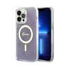 Coque iPhone 14 Pro Max Guess 4G MagSafe violette