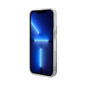 Coque iPhone 14 Pro Max Guess Golden Marble MagSafe noire — visuel 5