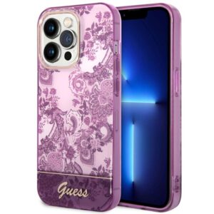 Coque iPhone 14 Pro Max Guess Porcelain Collection