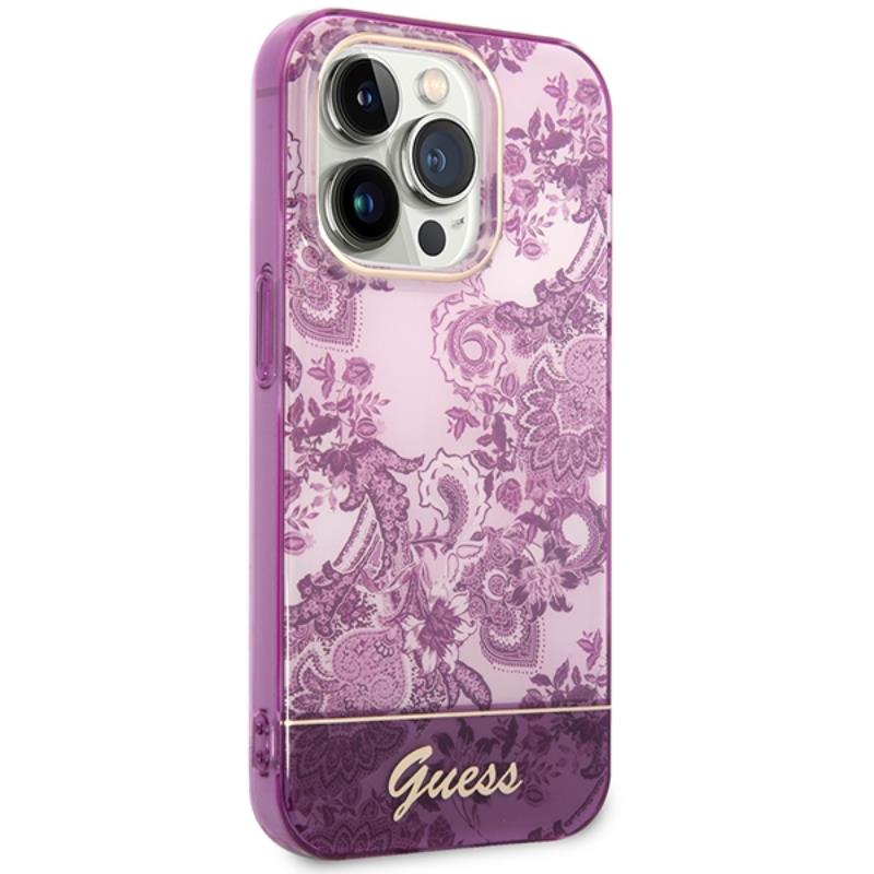 Coque iPhone 14 Pro Max Guess Porcelain Collection — visuel 4