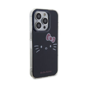 Coque iPhone 14 Pro Max Hello Kitty IML Kitty Face noire — visuel 4