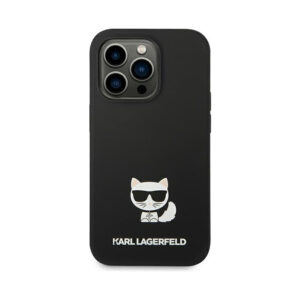 Coque iPhone 14 Pro Max Karl Lagerfeld Choupette Body noire — visuel 3