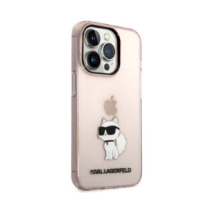 Coque iPhone 14 Pro Max Karl Lagerfeld IML NFT Choupette rose — visuel 4
