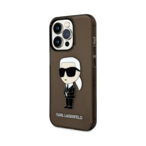 Coque iPhone 14 Pro Max Karl Lagerfeld IML NFT Ikonik noire — visuel 2