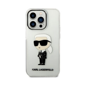 Coque iPhone 14 Pro Max Karl Lagerfeld IML NFT Ikonik transparente — visuel 3