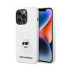 Coque iPhone 14 Pro Max Karl Lagerfeld Silicone NFT Choupette blanche