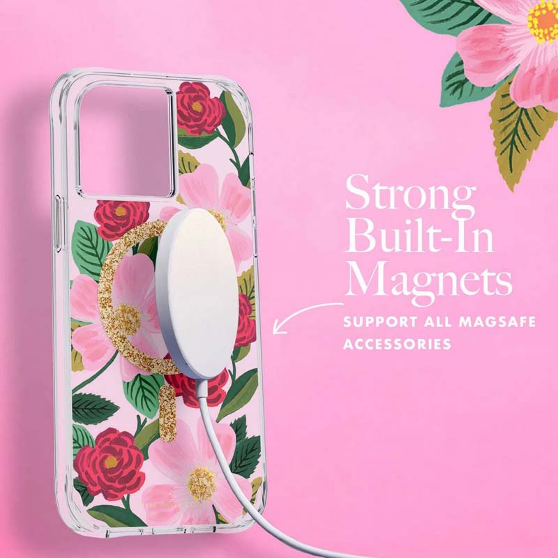 Coque iPhone 14 Pro Max Rifle Paper Clear MagSafe — visuel 5