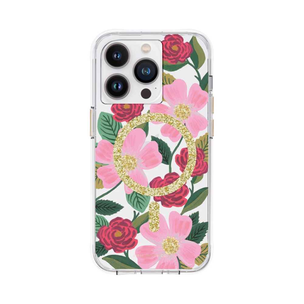 Coque iPhone 14 Pro Rifle Paper Clear MagSafe