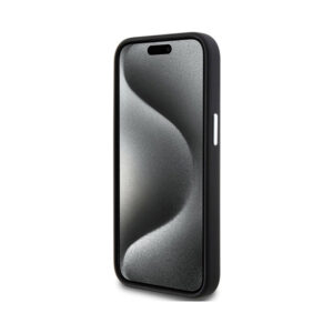 Coque iPhone 15 BMW Signature Liquid Silicone MagSafe noire — visuel 5
