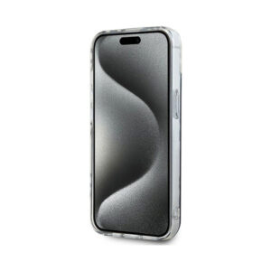 Coque iPhone 15 DKNY IML Checkered Mono Pattern noire — visuel 5