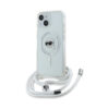 Coque iPhone 15 Karl Lagerfeld Crossbody IML Karl Head MagSafe transparente