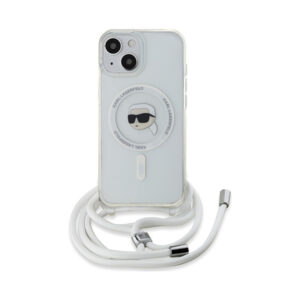 Coque iPhone 15 Karl Lagerfeld Crossbody IML Karl Head MagSafe transparente — visuel 2