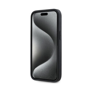 Coque iPhone 15 Plus DKNY 3D Rubber Repeat Pattern noire — visuel 5